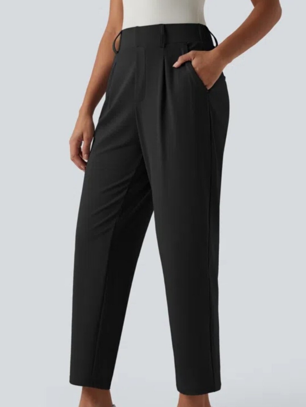 Halara Women’s Black Tailored Pants with Pockets Size XS